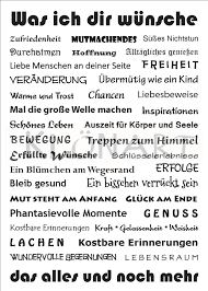 Klonart Kartenkunst Und Mehr Postkarte Buchstaben Worte Was Ich Dir Wunsche Www Kloenart De Buchstaben Worter Spruche Zum Geburtstag Aufmunternde Spruche