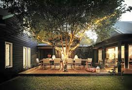 Seaside Beach Cottage Awesome Design Cour Maison Exterieure Maisons En U