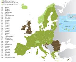 Belgium luxembourg and germany map map of germany near belgium. The Schengen Visa