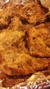 Oven Fried Pork Chops With Flour Mayo And Flour Oven Fried Pork Chops Pork Chop Recipe Oven Fried Oven Fried Pork Chops Fries In The Oven Pork Steak Recipe