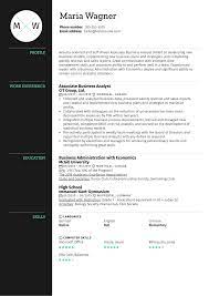 Check spelling or type a new query. Associate Business Analyst Resume Sample Kickresume