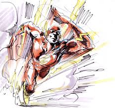 Flash Fastest Man Alive Kid Flash Central City Barry Allen Speed Force Dc Comics Comix The Flash Kid Flash Flash Sketch