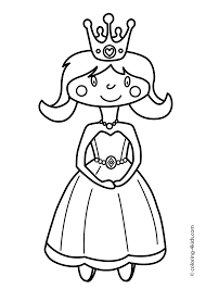 The girls from all age groups are usually prone to creativity and love to color with a whole lot of accuracy. Cute Princesse Coloring Pages For Girls Printable Coloring Pages For Kids Free Coloing 4kids Com