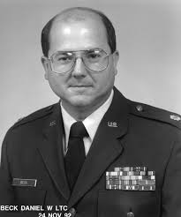 Lt Col Daniel W. Beck Official Photo