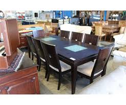 Crackle glass can sustain extremely high temperatures without any damage or breakage. Najarian Furniture Company Elegant Dining Room Table Set With Decorative Crackle Glass Inserts