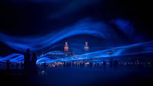 Together with his team of designers and engineers roosegaarde . Waterlicht Studio Roosegaarde