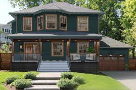 Green Exterior House Colors