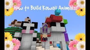 It all started with a fight in the anime world but ended with a friendship in a minecraft realm. Minecraft Pc How To Build Kawaii Cute Animals In Minecraft Youtube