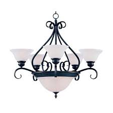Maxim Lighting International Pacific Kentucky Bronze Center Bowl Five Light Chandelier 2656mrkb Bellacor Bronze Chandelier Chandelier Oil Rubbed Bronze Chandelier