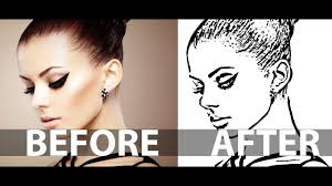Use it to draw vector lines by clicking and dragging on one point and then clicking and dragging on a. How To Create A Line Art From A Photo In Photoshop Line Drawing Effect Youtube