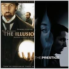 The Prestige (2006) and The Illusionist (2006) make for a great magic-movie  double feature. The Prestige is darker, smarter, and packed with twists —  Nolan turns rivalry and obsession into something gripping