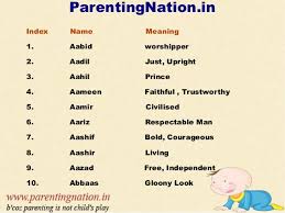 Listed below are some interesting and meaningful muslim baby boy names. Muslim Baby Boy Names With Meanings