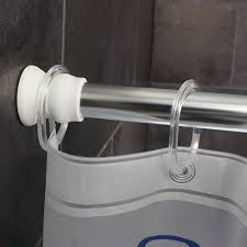 Buy products such as bath bliss wall mountable curved adjustable shower rod in chrome at walmart and save. Stability Functionality And Aesthetics The Ridder Telescopic Shower Curtain Rails Ridder Online