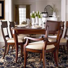 Large Cherry Dining Room Table With Seating For 10 And Leaf Wood Dining Room Chairs Bassett Furniture Dining Dining Room Table