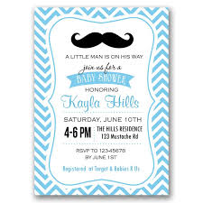Moustache Baby Shower Invitation Tweetpaperie
