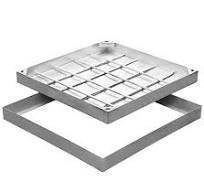 Garage Drain Cover Stainless Steel Invisible Manhole Cover - Round Recessed  Sewage Cover 1 Ton Load Stainless Steel Cover