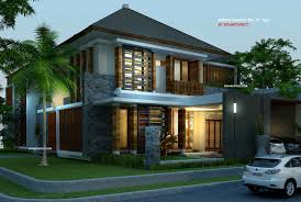 Desain rumah style bali modern di pamulang. 20 Inspirasi Desain Rumah Bali Minimalis Dan Modern Desain Id