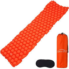 Dryzle Inflatable Lightweight Sleeping Pad Compact Bed Sleeping Pads Air Mattress Camping Ultralight Camping