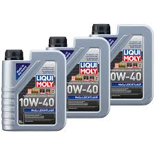 Motoröl MOS2 Leichtlauf 10W-40 LIQUI MOLY 3 X 1 Liter für KIA Mazda Nissan  Opel | eBay