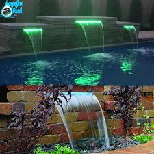 Used at spa pool,spa tubs these pool fountains and waterfalls are not just a fun and exciting activity for people but also for your pets. Outdoor Spa Indoor Pool Fountain Waterfall Acrylic Material Plastic Spillway Waterfall With Led Bar Buy Pool Waterfall Waterfall Water Fountain Waterfall Water Fountain Pool Waterfall Product On Alibaba Com