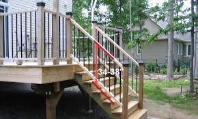 How high should railings be on a deck? Standard Deck Railing Height Code Requirements And Guidelines