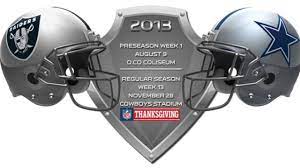 Raiders Vs Cowboys Through The Years
