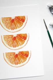 Watercolour Fruit Print Orange Painting Citrus Wall Art Hand Illustrated Kitchen Print Vibrant Orange Watercolour Orange Slice Watercolor Fruit Orange Painting Fruits Drawing