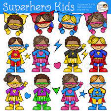 Check spelling or type a new query. Superhero Kids Clip Art By First Class Clipart Tpt