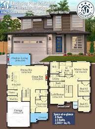 Plan 85294ms 4 Bed Exclusive Modern House Plan With Open Concept Main Floor In 2021 House Plans Modern House Plans Modern House Plan