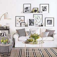 Picking curtains can be hard work. White Living Room Ideas Ideal Home