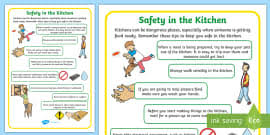 Or…what you don't know can hurt you!. Dangers In The Kitchen Worksheet Worksheet Teacher Made