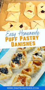 Easy Puff Pastry Danishes Recipe Puff Pastry Recipes Easy Puff Pastry Creative Dessert Recipes