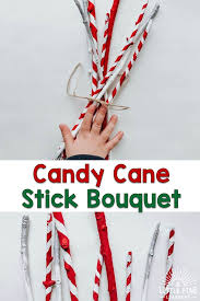 Find images of candy cane. Holiday Candy Cane Stick Bouquet Little Pine Learners