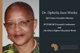 EJS Center's Executive Director Dr. Opehlia Inez Weeks participates in  RUFORUM higher education conference