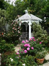My Arbor Swing Is Blooming Garden Gazebo Charming Garden Rose Garden Design