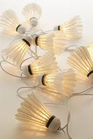 Lights Made From Badminton Shuttles Possumvalleyvintage Lampen Selber Machen Diy Beleuchtung Raumideen Diy