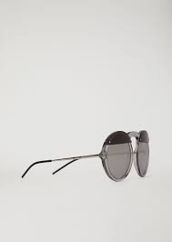 Avec quoi porter des lunettes très voyantes ? Lunettes De Soleil Rondes Oversize Femme Emporio Armani