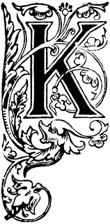K Ornate Clipart Etc Letter K Illuminated Letters Lettering Fonts