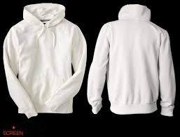 Black sweatshirt hoodie template in three dimensions front. T Shirt Templates