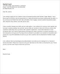 What should your customer service assistant cover letter contain? Free 8 Sample Cover Letter For Customer Service In Ms Word Pdf
