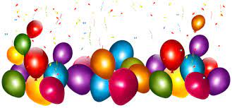 Transparent Colorful Balloons With Confetti Png Clipar Picture Confetti Balloons Balloons Colourful Balloons