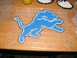 Detroit lions logo cross stitch pattern on endless inspirations! Detroit Lions Perler By Ndbigdi On Deviantart Perler Bead Patterns Perler Beads Designs Perler