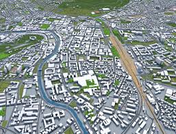 Ljubljana Slovenia City 3d Model 50km Ad City Slovenia Ljubljana Km In 2020 Ljubljana City City Model