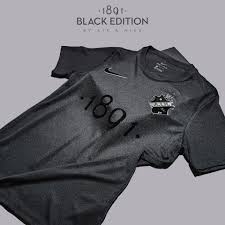Black And Gold Nike Soccer Jersey Aik 1891 Black Edition Nike Kit Football Fashion Org Nike Football Kits Black Edition Retro Shirts
