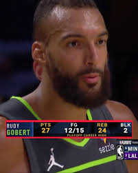 Lakers' struggles with tall players and Rudy Gobert's playoff career high