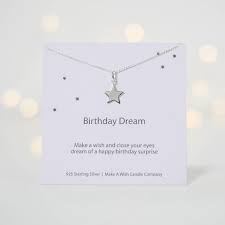 A necklace card is simple to make. Birthday Jewellery For Friend Birthday Necklace Birthday Etsy