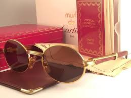 New Cartier Giverny Gold And Wood 53 22 Full Set Brown Lens France Sunglasses Wooden Sunglasses Designer Glasses For Men Sunglasses