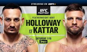 Brian ortega as the main events for #ufc222! Ufc Fight Night Holloway Vs Kattar To Be First Live Ufc Event To Air On Abc Laughingplace Com