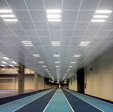 We wish that every fluorescent light fixture could have a. Interior Metal Ceiling Tiles Planks Hunter Douglas