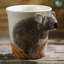 Be the first to write a review of this product. Koala Bear Travel Mug Cup Gifts 14 Oz White Metal Coffee Mugs Gift Home Kitchen Kitchen Dining